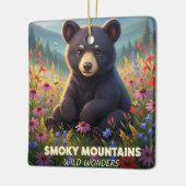 Gatlinburg Smokey Mountains Wild Wonders セラミックオーナメント (左)