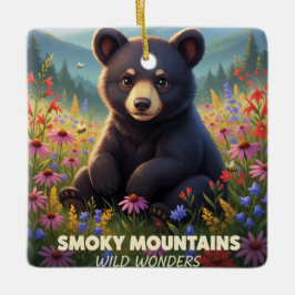 Gatlinburg Smokey Mountains Wild Wonders セラミックオーナメント