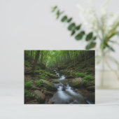 Gatlinburg , Tennessee Forest waterfall ポストカード (スタンド正面)
