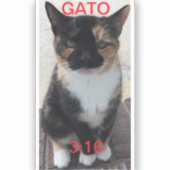 GATO 3:16ステッカー シール (正面)