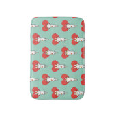 Gato aferrado al amor. バスマット (正面縦)