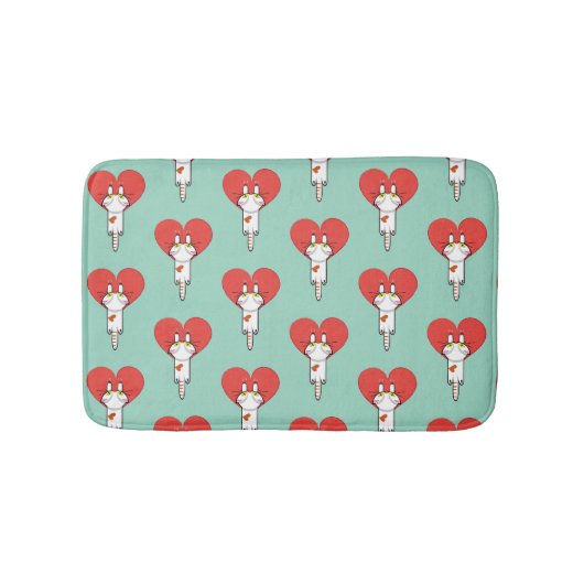 Gato aferrado al amor. バスマット (正面)