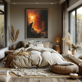 Gato Ardiente Vigilante: Caverna Surrealista Bicol ポスター