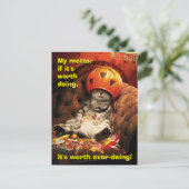 Gato Debajo del Balde de Dulces インビテーションポストカード (スタンド正面)