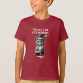Gato en la hierba. tシャツ (正面)