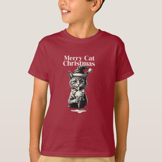 Gato en la hierba. tシャツ (正面)