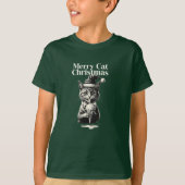 Gato en la hierba. tシャツ (正面)