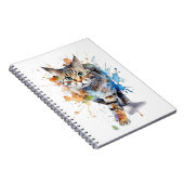 Gato en movimiento: belleza y gracia ノートブック (右側)