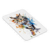 Gato en movimiento: belleza y gracia マグネット (右側)