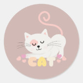 Gato Gris ラウンドシール (正面)