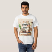 Gato informático 3D Tシャツ (正面フル)