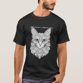 Gato Mandala de Relax Tシャツ
