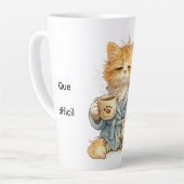 gato modelo カフェラテマグ (左アングル)