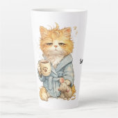 gato modelo カフェラテマグ (正面)