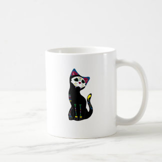 「Gato Muerto」Dia De Los Muertos Cat コーヒーマグカップ