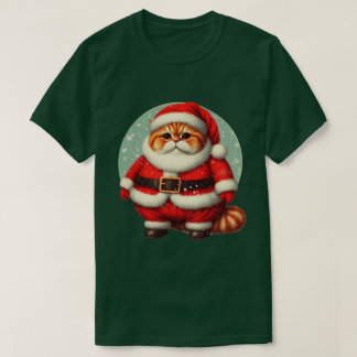 Gato Papa Noel Tシャツ
