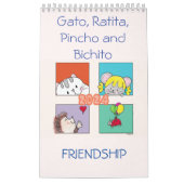 Gato, Ratita, Pincho and Bichito カレンダー (カバー)