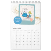 Gato, Ratita, Pincho and Bichito カレンダー (1月 2026)