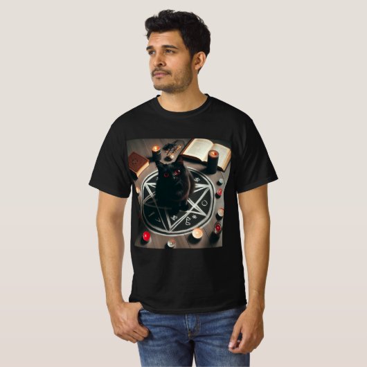 Gato Satánico: El Guardián de la Noche Tシャツ (正面フル)