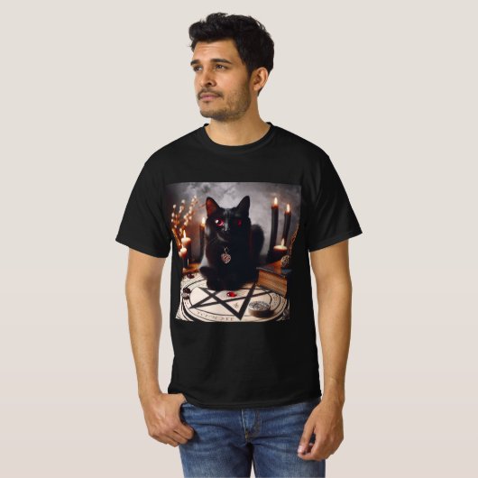 Gato Satánico: El Guardián de la Oscuridad Tシャツ (正面フル)