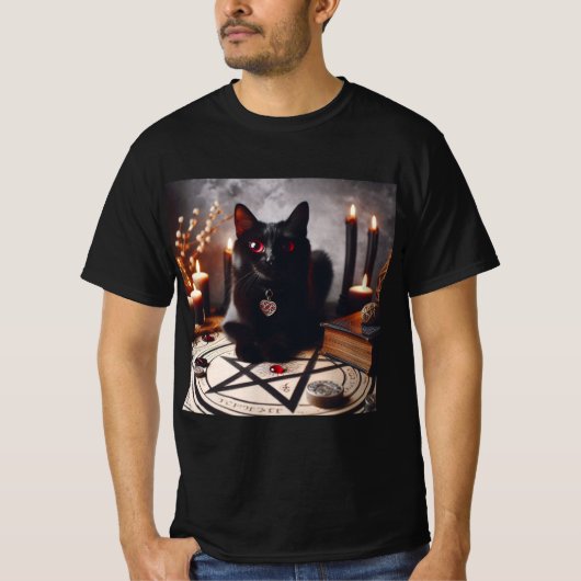 Gato Satánico: El Guardián de la Oscuridad Tシャツ (正面)