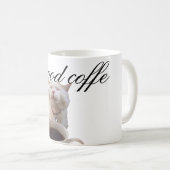 Gato tomando cafe  コーヒーマグカップ (正面右)