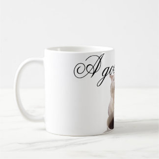 Gato tomando cafe  コーヒーマグカップ