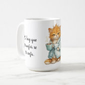 gato triunfador コーヒーマグカップ (正面左)