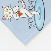 Gato Yoga フリースブランケット (角)