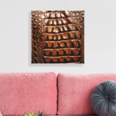 Gatorテクスチャ キャンバスプリント (インサイチュ (リビング))