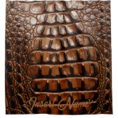 Gatorテクスチャ シャワーカーテン (正面)