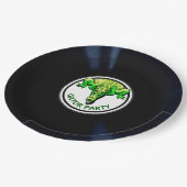 Gatorパーソナライズされたパーティー9"ラウンド紙プレート ペーパープレート (アングル)