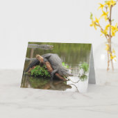 Gator 0076グリーティングカード カード (黄色い花)