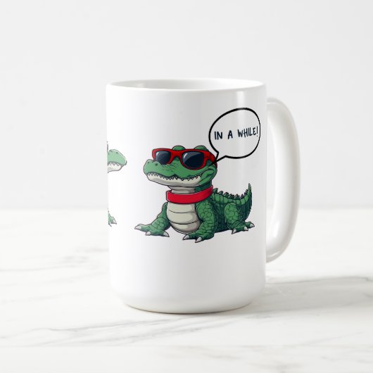 Gator & Croc Pals コーヒーマグカップ (正面右)