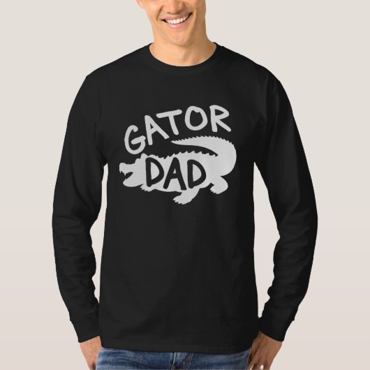 Gator Dad Fathers Day Men Alligator Daddy Papa Cro Tシャツ (正面)