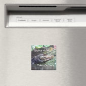 'Gator Grins:'考えs of Food - Magnet #1 マグネット (インサイチュ (食洗機))