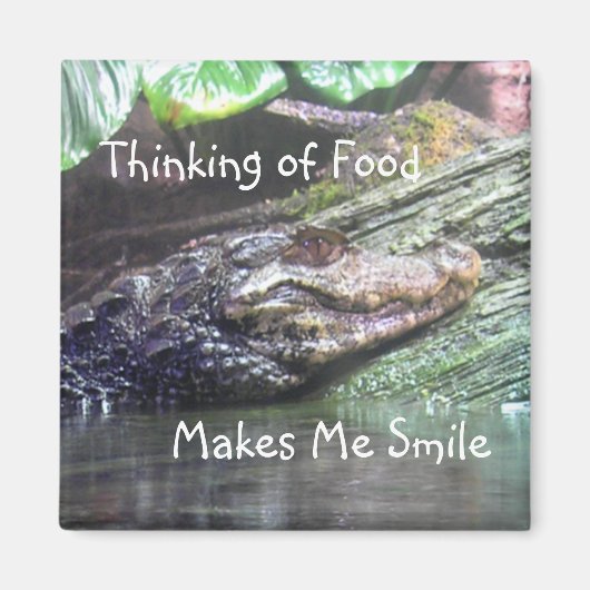 'Gator Grins:'考えs of Food - Magnet #1 マグネット (正面)