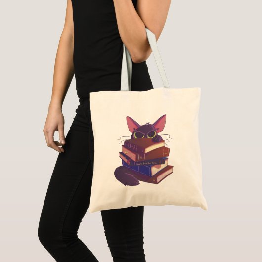 Gatos y Libros Bolsa トートバッグ (正面(商品))