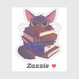 Gatos y Libros Sticker シール