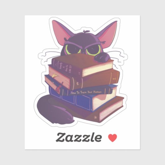 Gatos y Libros Sticker シール (シート)