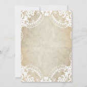 Gatsbyのヴィンテージのブライダルシャワーの招待状 招待状 (裏面)