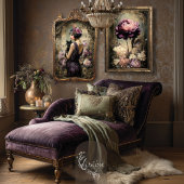 Gatsby Flapper Lady Cat Vintage Decoupage Print 薄葉紙