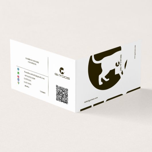 GATTOOS折り畳み名刺 名刺 (外部)