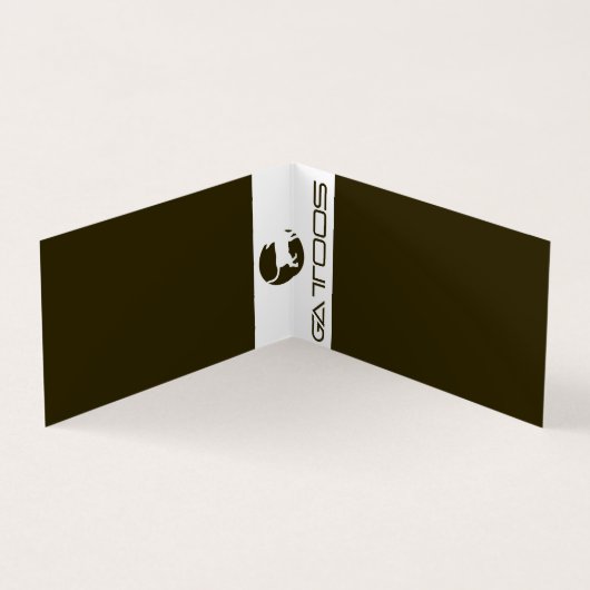 GATTOOS折り畳み名刺 名刺 (内部)