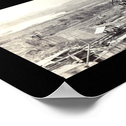 Gatun Locks Panama写真1913 ポスター (角)