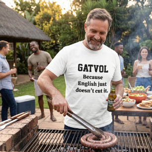 Gatvol - おもしろ南アフリカスラング トライブレンドTシャツ