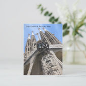 Gaudiのカテドラル、バルセロナスペインの郵便はがき ポストカード (スタンド正面)