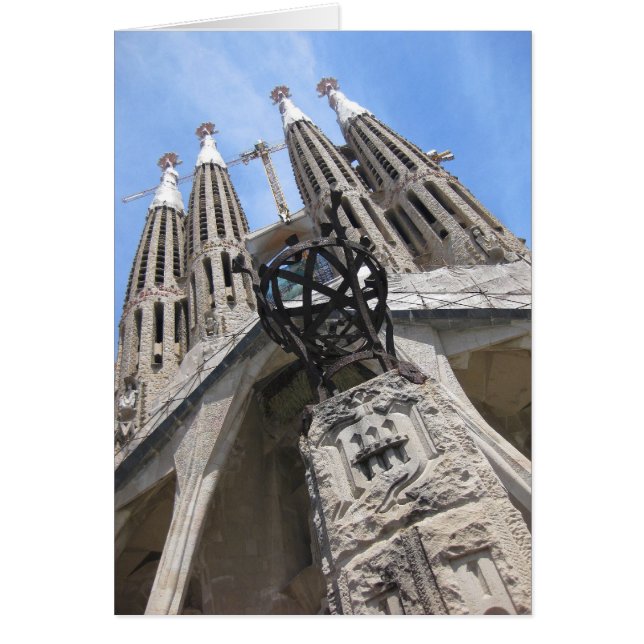 Gaudiのカテドラル、バルセロナスペイン (正面)