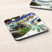 Gaudiのトカゲのモザイク コースター (左側)