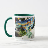 Gaudiのトカゲのモザイク マグカップ (左)